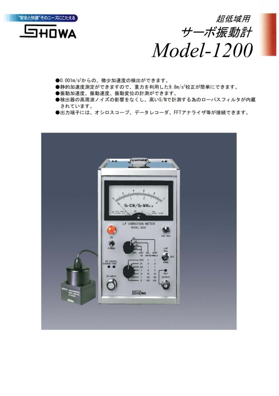 Showa LF Vibration Meter 1200_001